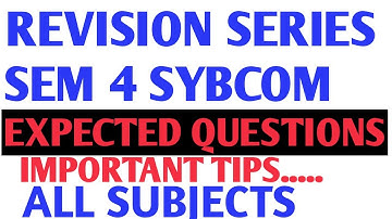 Revision Series for Sybcom Sem 4