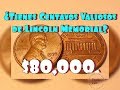 Tienes monedas valioso de lincoln memorial  80000 dlares
