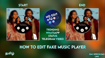 🤔🤯How To Make fake music player🤔🤯 #youtube #alightmotion #trending #edit #video #editing
