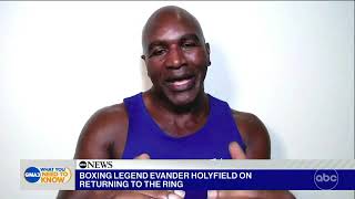 Boxing legend Evander Holyfield returns to the ring