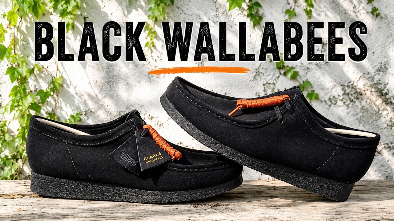 🔥Wallabee Clarks - All BLACK classics? #clarks #wallabee