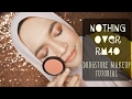 NOTHING OVER RM40 |  Full Face Drugstore Makeup | Simple Warm Eyes Edition