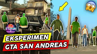 EKSPERIMEN Yang Terjadi Saat BAWA GENG Di AWAL MISI GTA San Andreas - Rahasia Easter Egg Misteri CJ