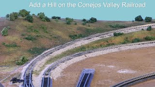 Conejos Valley #8 Scenery Construction With Styrofoam support, Plaster Cloth, Woodland Scenic Turf