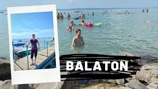 Jsem poprvé u maďarského moře Balaton!