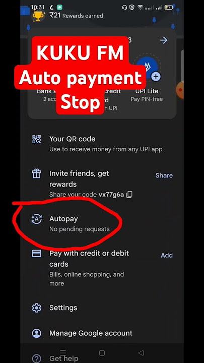 How to stop kuku fm auto payment from bank acount google pay #shorts#kukufm#kukufmautopay