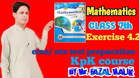 kpk class 7th math, Exercise 4.2 , quotient of power, power of quotient, Etea / Nts test prepare.