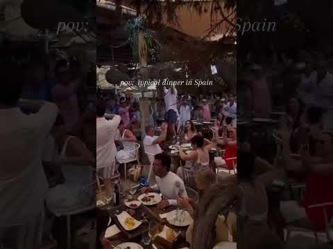 Typical Spanish Dinner Shorts Dinner Ibiza Mallorca Spain Failsvideo Fails Funny