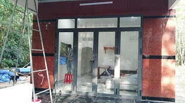CÁCH lên 1bộ CỬA NHÔM XINGFA 4 cánh MỞ RA, cách ĐO và TRỪ cánh để ra cánh/#ptvl #92