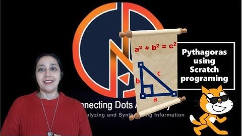 Scratch Coding to Learn Mathematics | How to Calculate Hypotenuse of a Right-angled Triangle