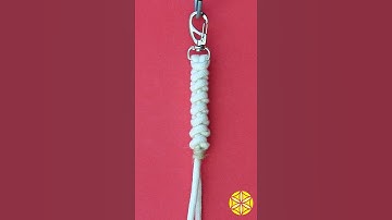 DIY Chaveiro de Macramê com Nó Serpente! Tutorial👆 #macrametutorial #macrame #chaveiros