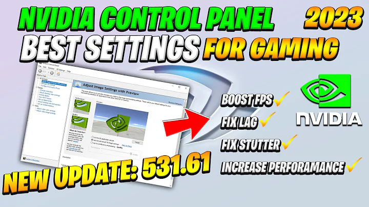 Nvidia Control Panel New update 531.61 (2023 FOR Best Setting Gaming)