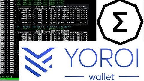 Fast Ergo Mining Setup - Wallet and Miner in 10 min!!