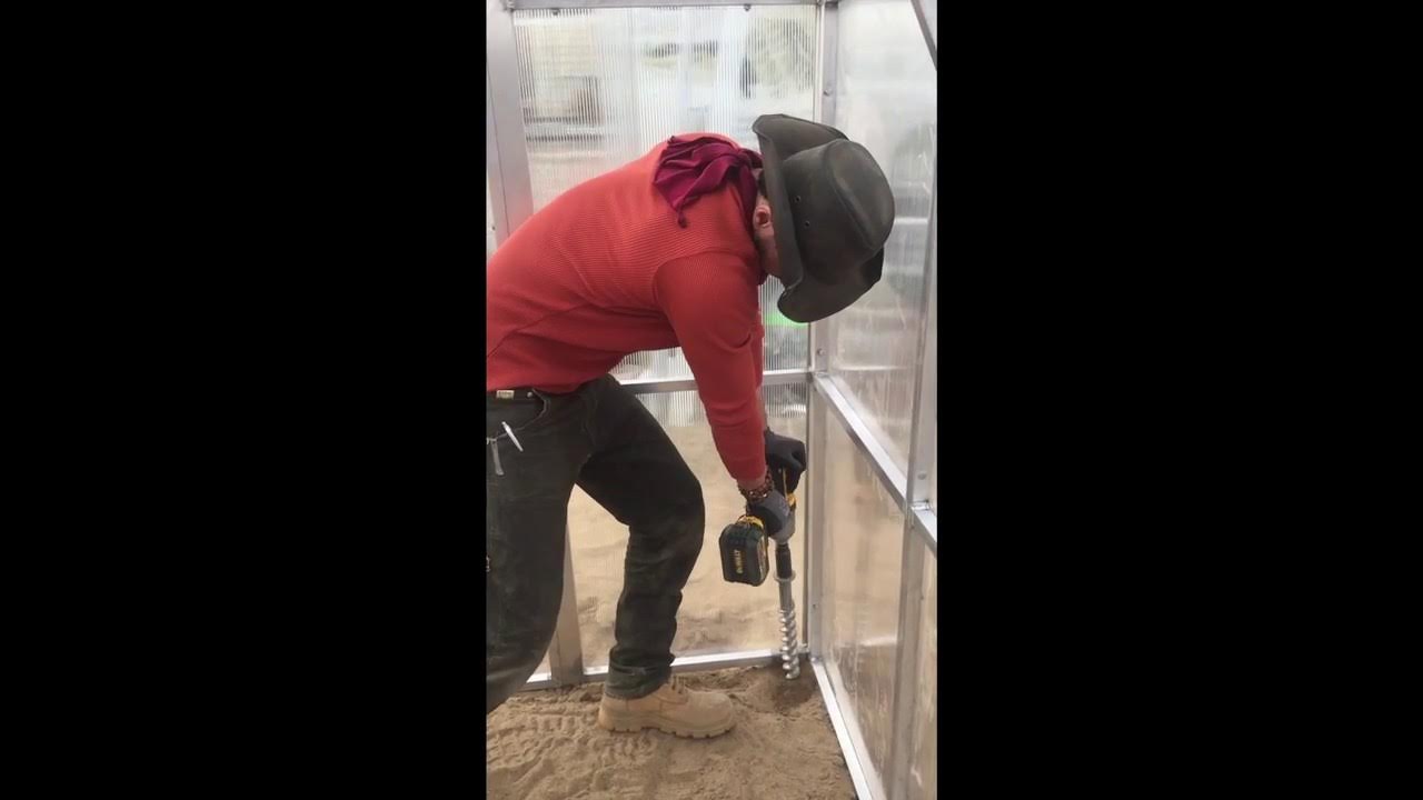 Modular Greenhouse Anchoring YouTube