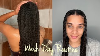 ☀️SUMMER WASH DAY ROUTINE for Length Retention