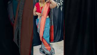 🥻Step By Step Guide Saree Draping Style in Tight Fitting/Beauty Glam Media #ytshort #shortvideo