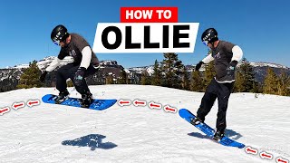 How To Ollie and Improve Your Snowboard Tricks
