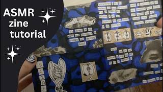 ASMR zine-making | a very detailed and overexplained tutorial for no reason