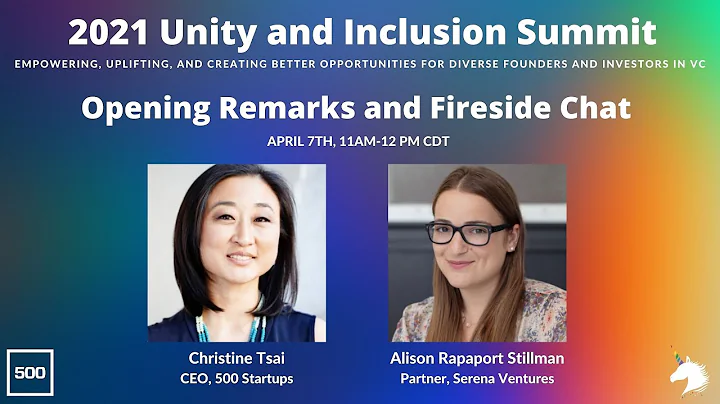 Opening Remarks & Fireside Chat with Serena Ventures | Unity and Inclusion Summit 2021