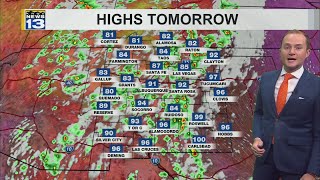 Fewer storms, hotter weather to start September across New Mexico
Fewer storms, hotter weather to start September across New Mexico Fewer storms, hotter weather to start September across New Mexico