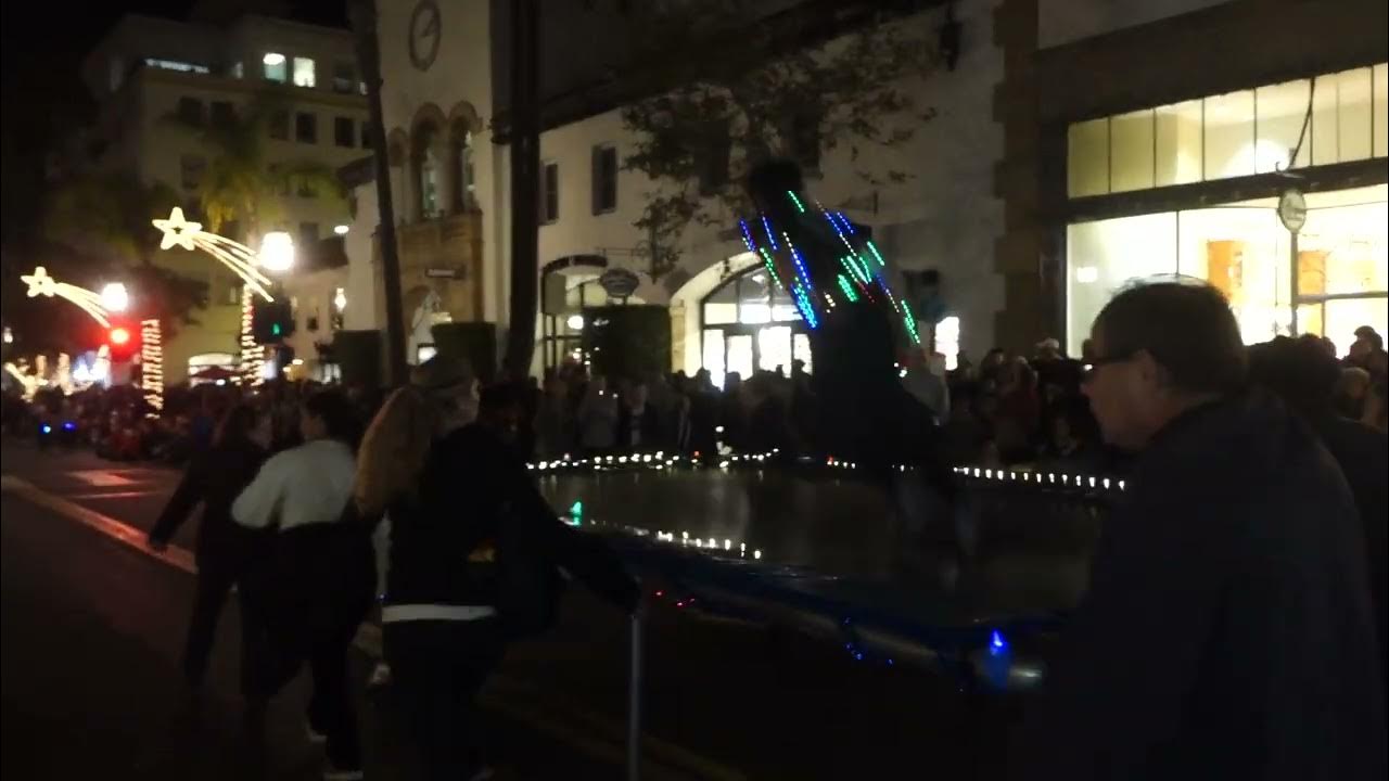 Trampoline in the 2018 66th Annual Downtown Santa Barbara Holiday Parade 20181207 138 YouTube