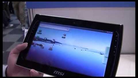 MSI Wind-Pad demo video