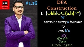 DFA Construction | W Contains Every String a followed by exactly 2 b