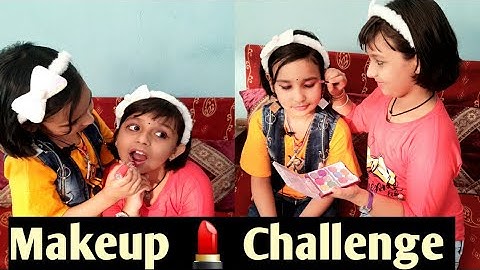 Makeup 💄challenge | @learnwithpriyanshi VS @learnwithpari | Sister