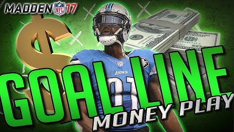 Madden 17 Goal Line Money Play TE Angle