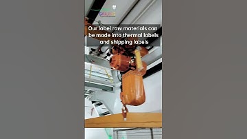 Qur label raw materials can be made into thermal labels and shipping labels #label #sailing#material
