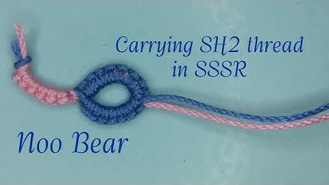 Shuttle Tatting: Carrying SH2 thread in SSSR