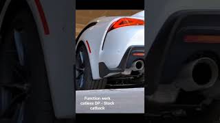 2023 MT Supra - Function werk catless downpipe - Cold Start and Revs