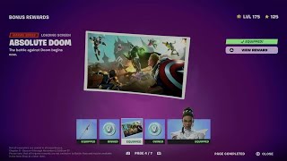 How to Unlock Absolute Doom Loading Screen in Fortnite | Battle Pass Bonus Rewards Page 4