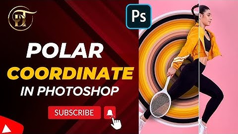Polar Coordinate in Photoshop l Photoshop tutorial #photoshop #youtubeshorts #uploadvideo