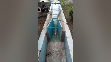 OPEN CHANNEL FLOW METER WITH PARSHALL FLUME