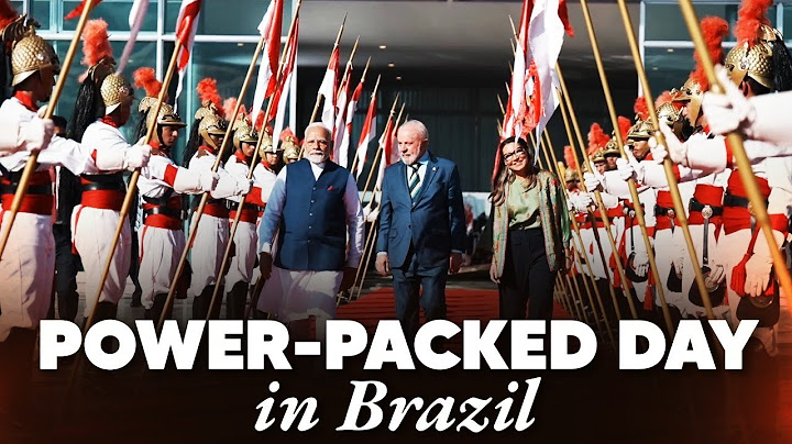 What all happened in a day: PM Modi in Brasília | Full wrap-up