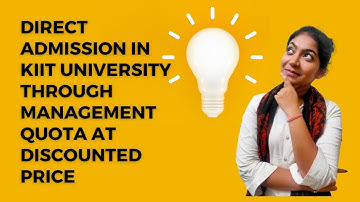 #kiituniversity  #management  quota explained -- Admission through Management quota