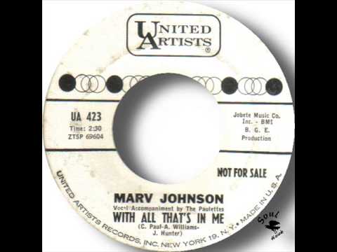 Marv Johnson   With All That's In Me