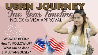 USRN Journey: One Year Timeline NCLEX to Visa Approval | Philippines