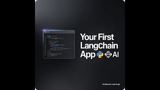 Build Your First AI App with LangChain (Beginner Friendly, Step-by-Step)