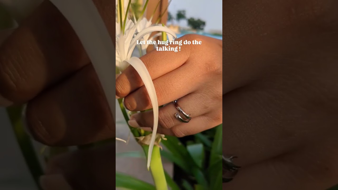 💖 Hug Ring in Pure 925 Silver | Symbol of Love & Togetherness | RishiRichJewels 