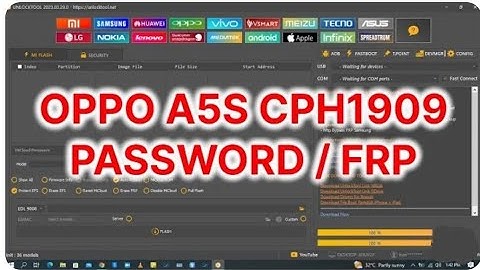 Remove Passcode Oppo A5s CPH1909 UnlockTool, Simple Method