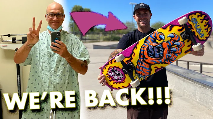 1st SKATE SESSION AFTER SURGERY! Andrew Cannon's SALBA Product Challenge | Santa Cruz Skateboards