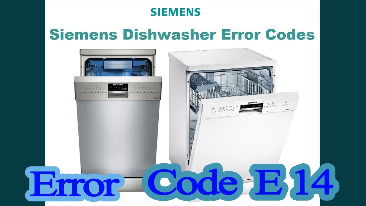 e14 siemens dishwasher