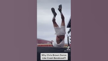 Chris Brown Dances Like Crash Bandicoot #fyp #shorts #chrisbrown #dancing #gaming #crashbandicoot