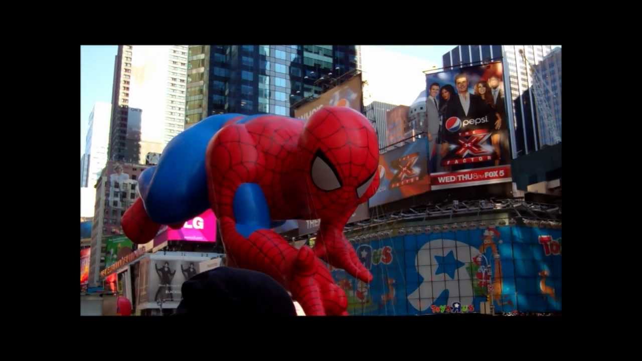 Spider Man Macy's Thanksgiving Day Parade 2011 - YouTube