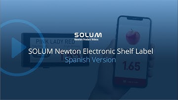 NEWTON: Solutions for your Business | SOLUM Electronic Shelf Labels (Spanish Subtitles)