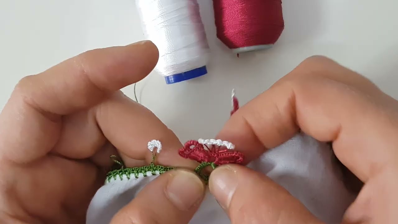 Kelebek Tığ Oyası Yapımı