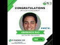 Congratulations | MR. Abhimanyu Rao | Network Engineer | Net Expert Solutions | CCIE V1.1 Training