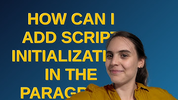 Drupal: How can I add script initialization in the paragraph template and substitute the desired ...